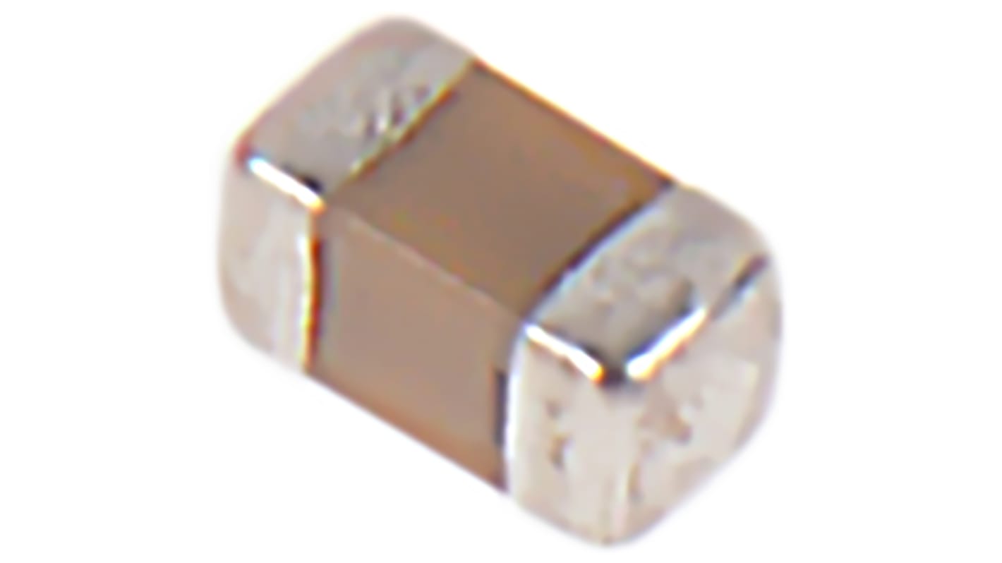 Murata 220pF Multilayer Ceramic Capacitor MLCC, 50V dc V, ±10% , SMD