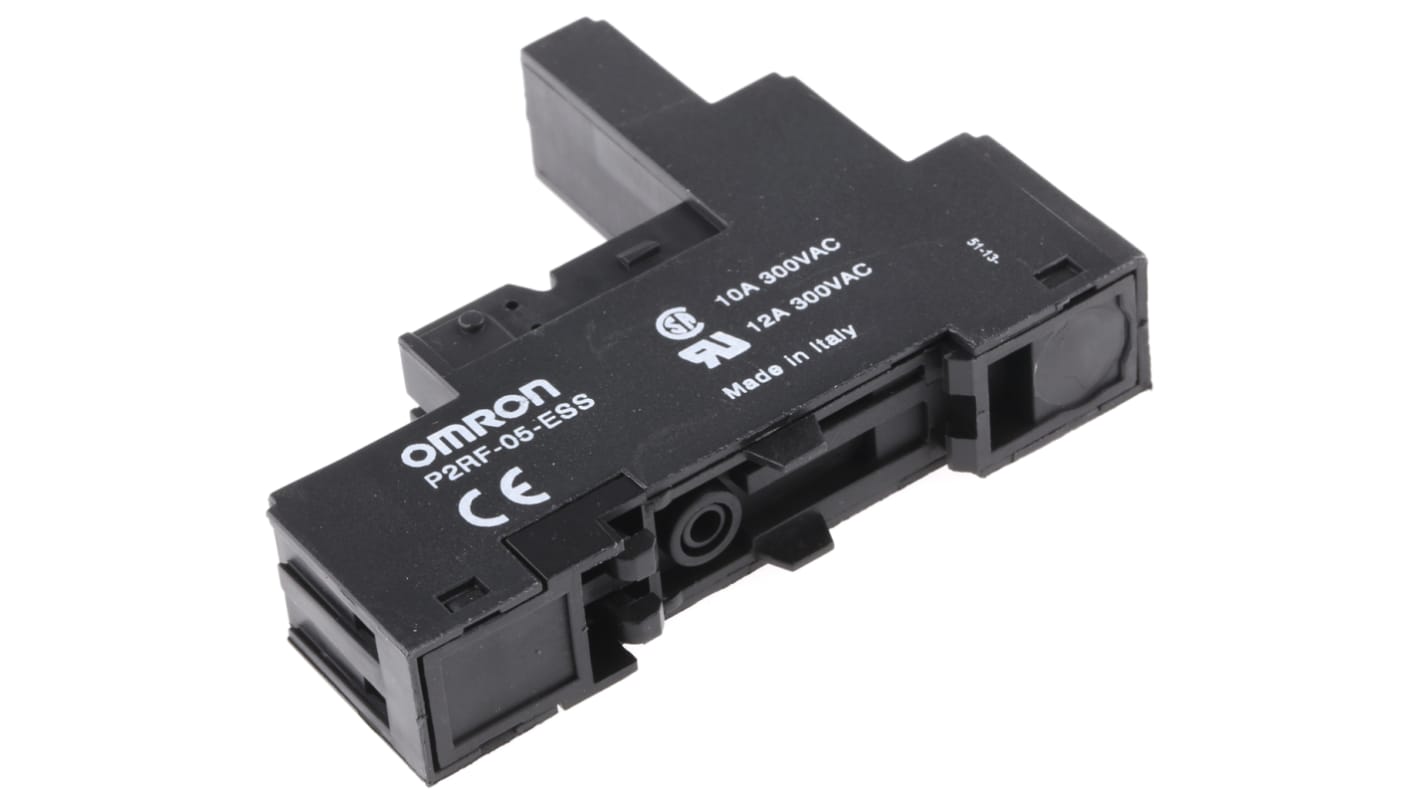 Omron P2RF 250V ac DIN Rail Relay Socket, for use with G2R Relay