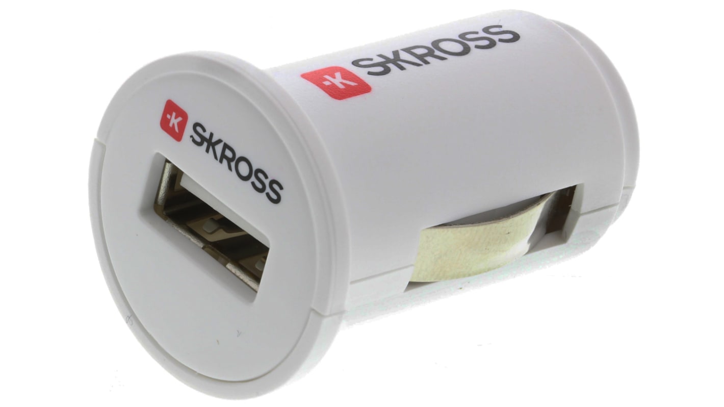 Chargeur allume-cigare SKROSS, Vin 10 → 16V c.c., Vout 5V c.c., 2.1A