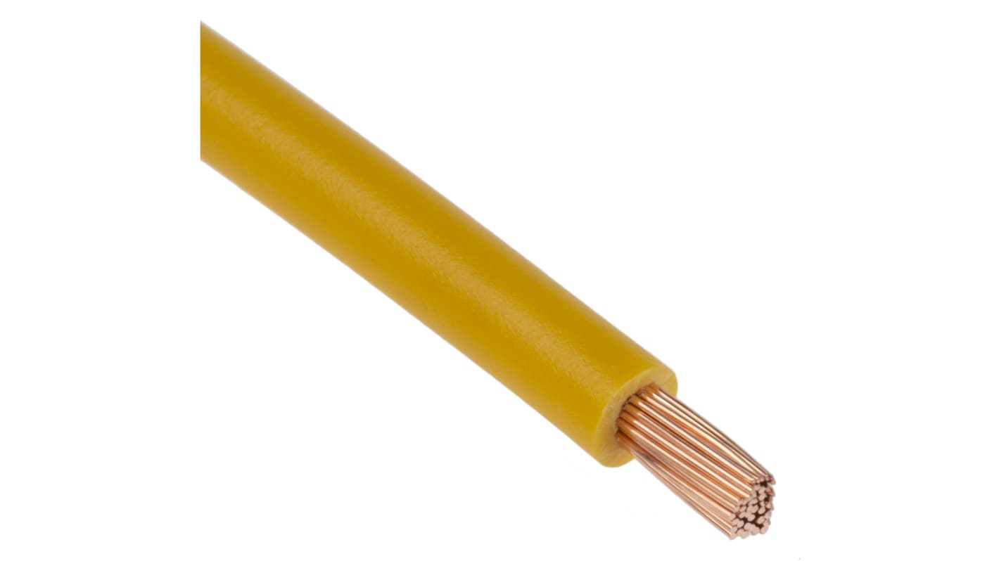 Fils de câblage Lapp, ÖLFLEX®, 4 mm², Jaune, 100m, 450/750 V