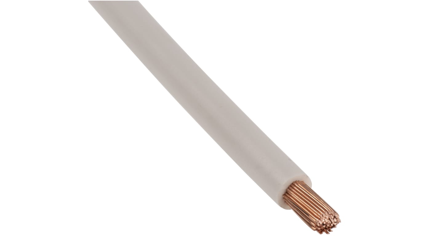 Fils de câblage Lapp, ÖLFLEX®, 6 mm², Blanc, 100m, 450/750 V