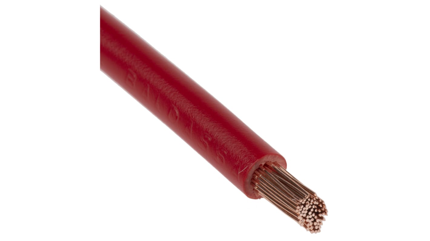 Lapp ÖLFLEX® Series Red 6 mm² Hook Up Wire, 100m, PVC Insulation