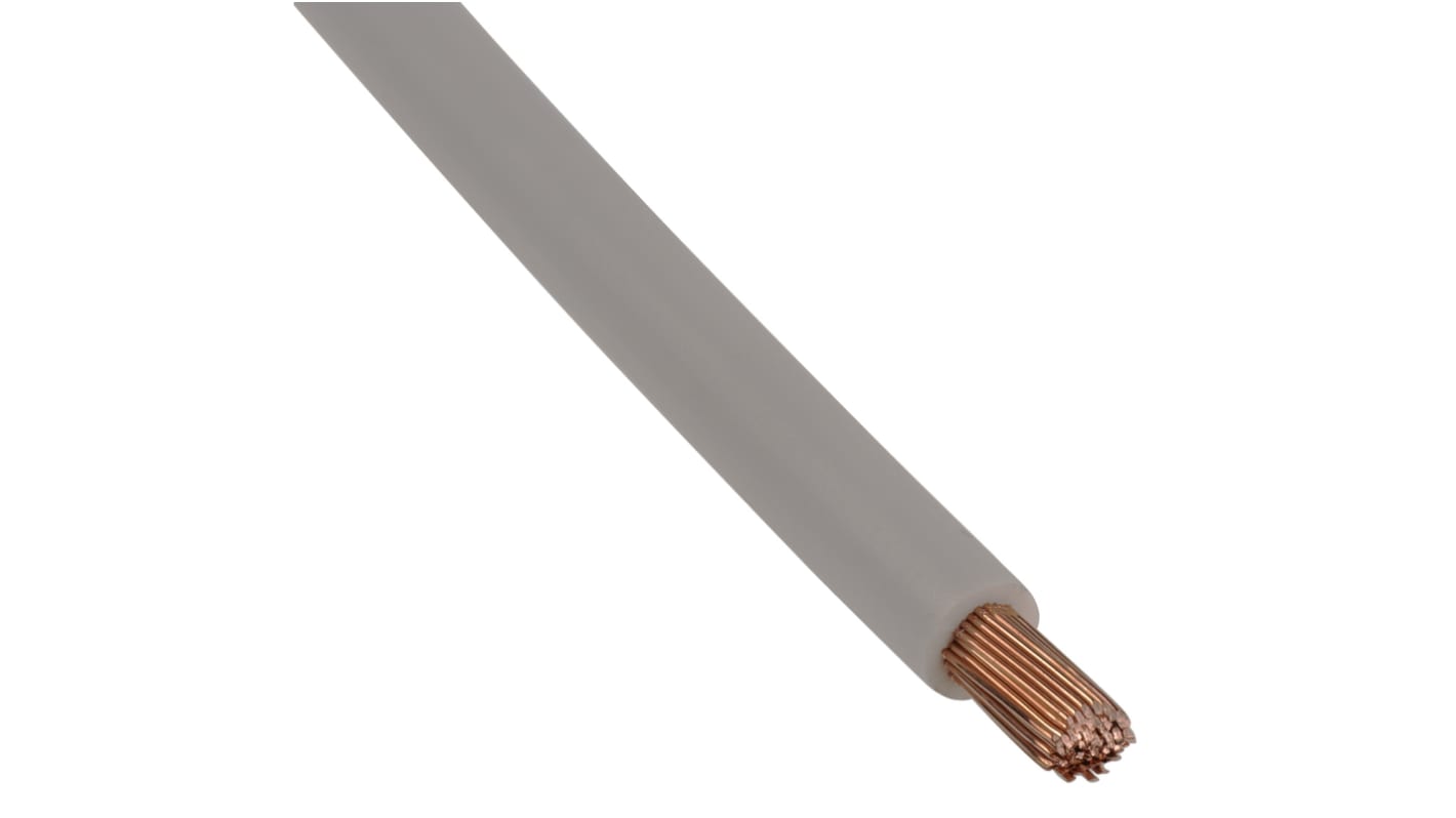 Fils de câblage Lapp, ÖLFLEX®, 6 mm², Gris, 100m, 450/750 V