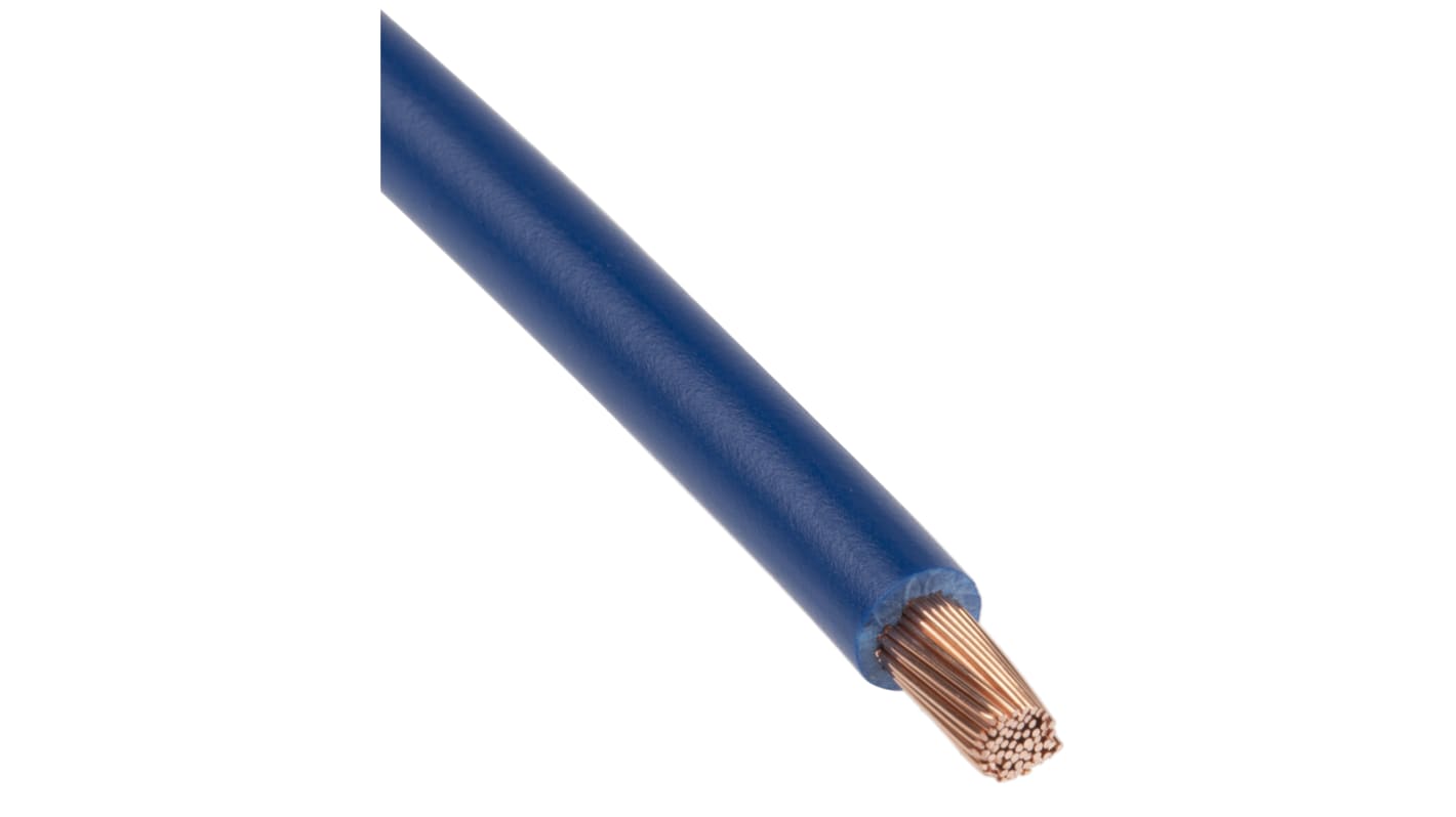 Fils de câblage Lapp, ÖLFLEX®, 6 mm², Bleu Foncé, 100m, 450/750 V