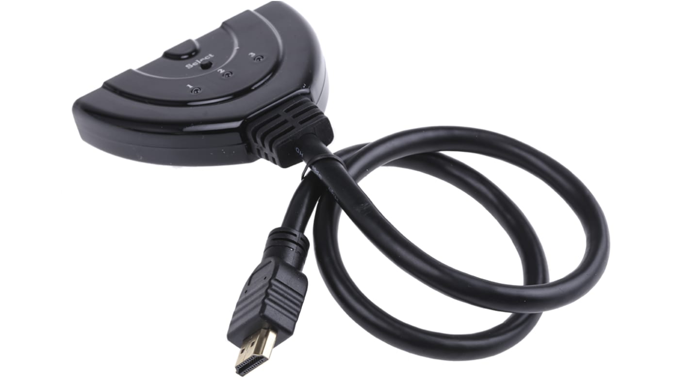 RS PRO HDMI-Kabel, Schwarz