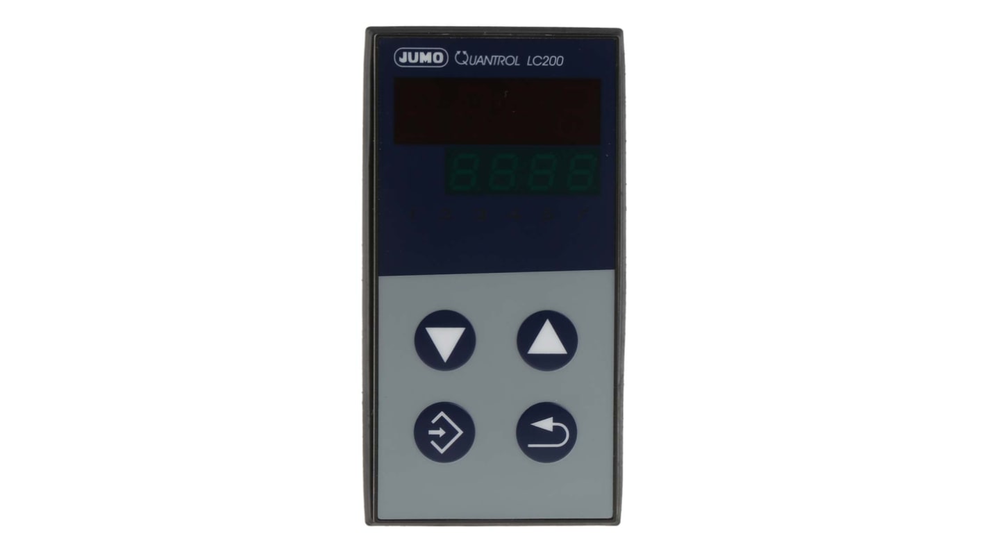 Jumo QUANTROL PID Temperature Controller, 48 x 96mm 1 (Analogue) Input, 2 Output Logic, Relay, 110 → 240 V ac