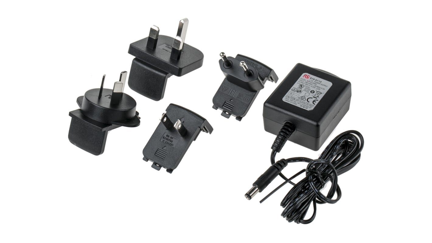RS PRO 6W Plug In Power Supply 24V Output, 10 → 250mA Output | RS