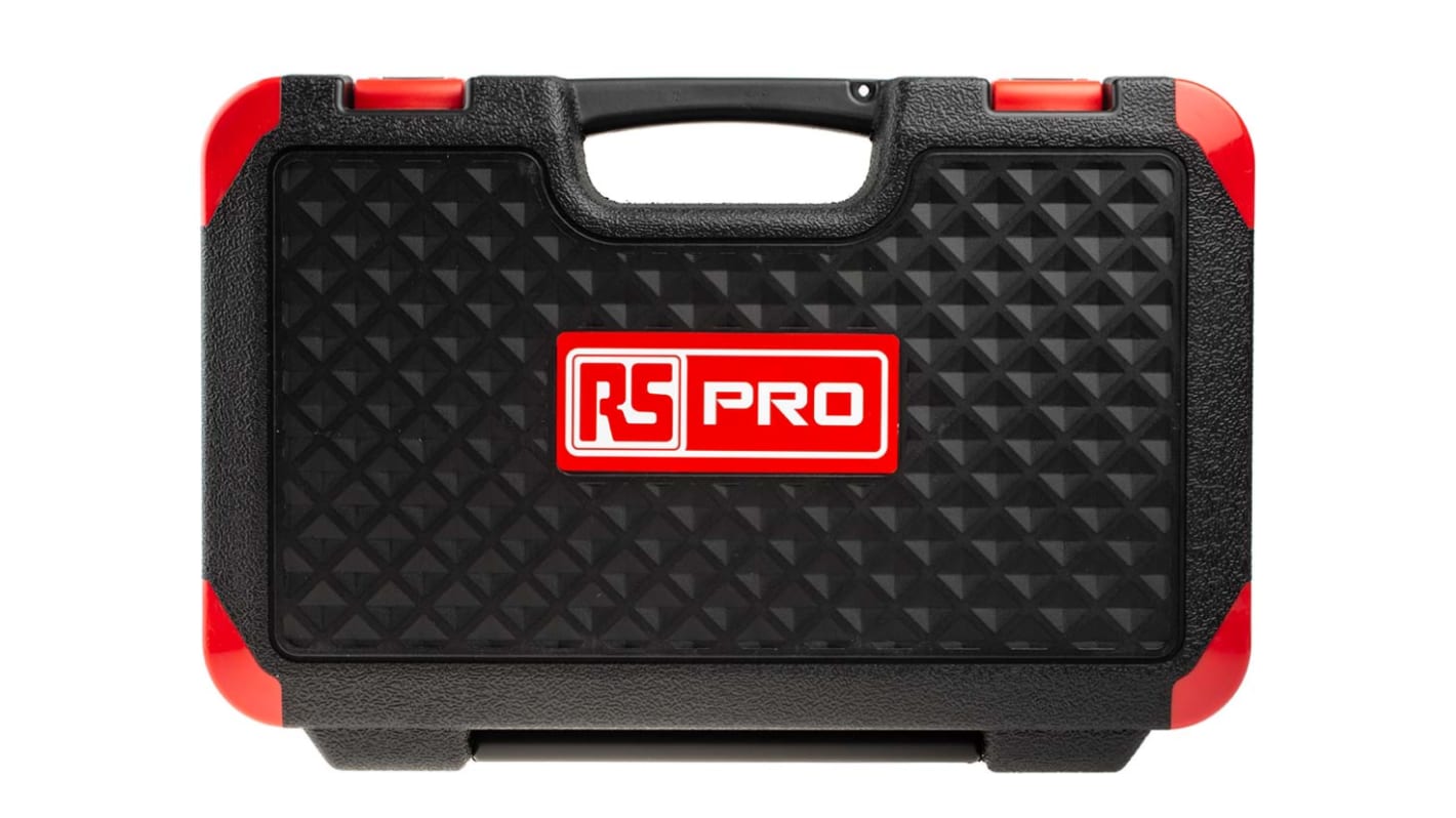 RS PRO 1/2 Zoll; 1/4 Zoll Vierkant Standard-Steckschlüssel/Bit-Satz 66-teilig verchromt