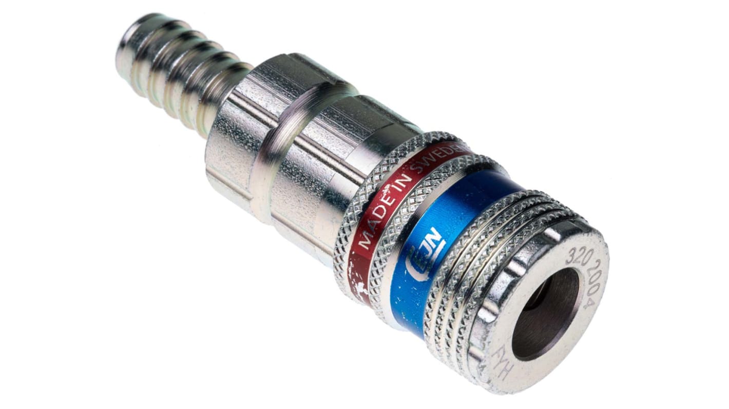 103202004 CEJN Brass, Steel Pneumatic Quick Connect Coupling, 10mm
