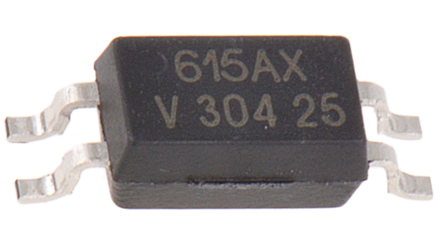 Optoacoplador Vishay VOS de 1 canal, Vf= 1.5V, Viso= 3,75 kVrms, IN. DC, OUT. Fototransistor, mont. superficial,