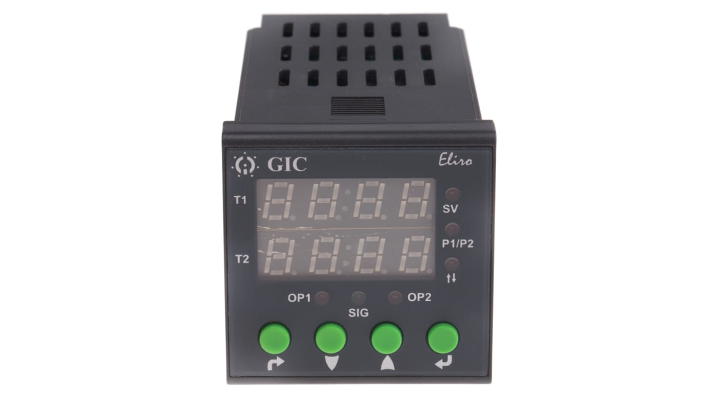 GIC Plug In Timer Relay, 110 → 240V ac, 2-Contact, 0.1 s → 999days, DPDT