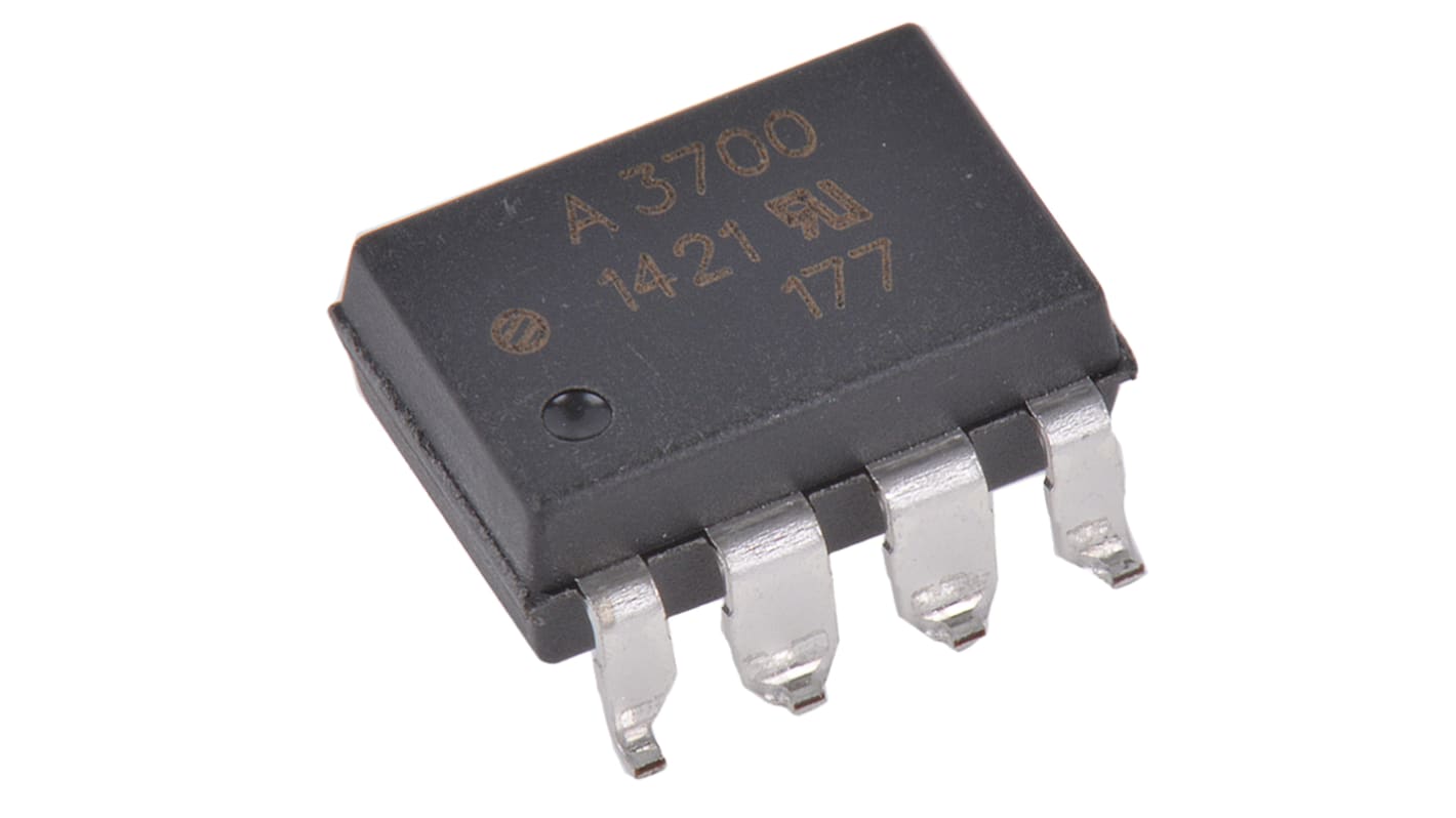 Broadcom SMD Optokoppler AC/DC-In / CMOS-Out, 8-Pin DIP, Isolation 3,75 kV eff