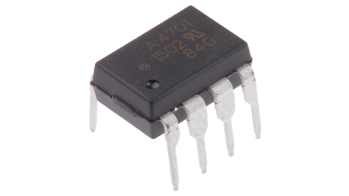 Broadcom HCPL THT Optokoppler AC/DC-In / Open-Collector-Out, 8-Pin DIP, Isolation 3,75 kV eff