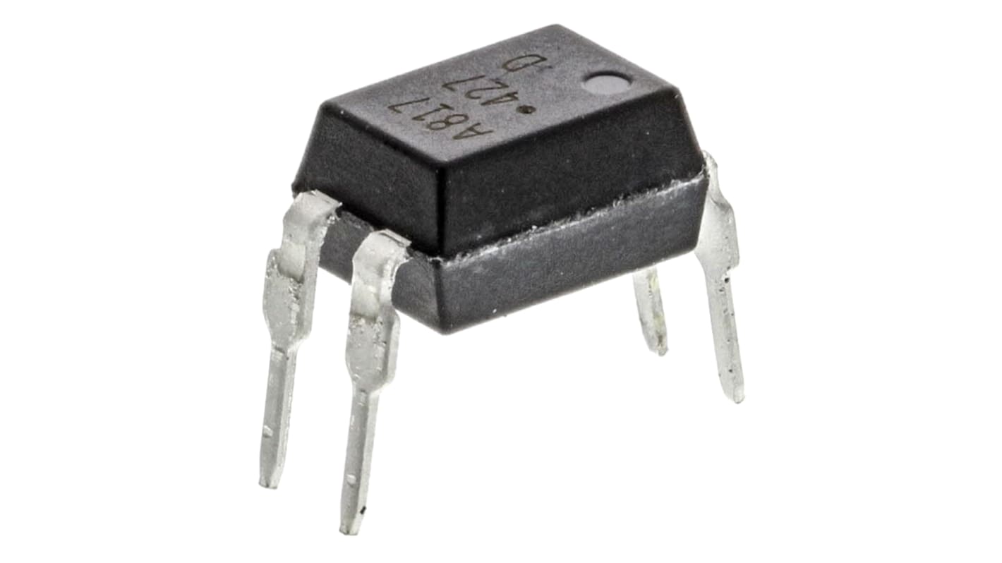 Broadcom THT Optokoppler DC-In / Transistor-Out, 4-Pin DIP, Isolation 5000 V eff