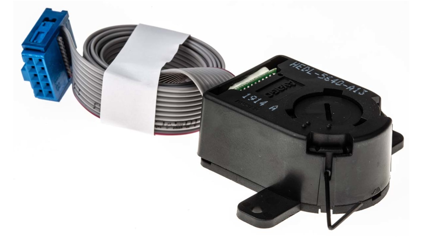 Encoder óptico Broadcom, 5V dc, eje de 8 mm, Hueco
