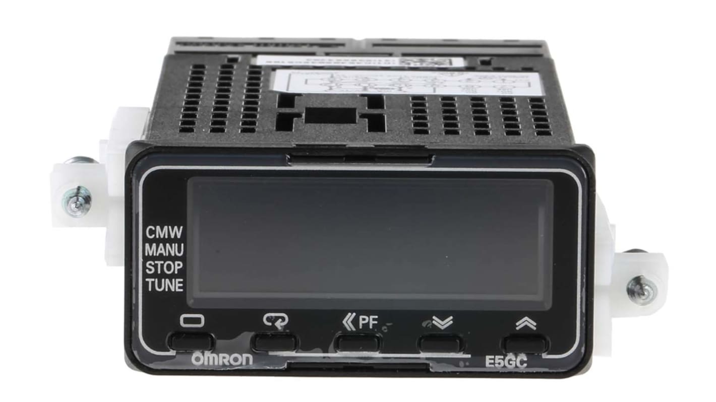 Omron 温度調節器 (PID制御) 電圧出力数:1 E5GC-QX2ACM-000