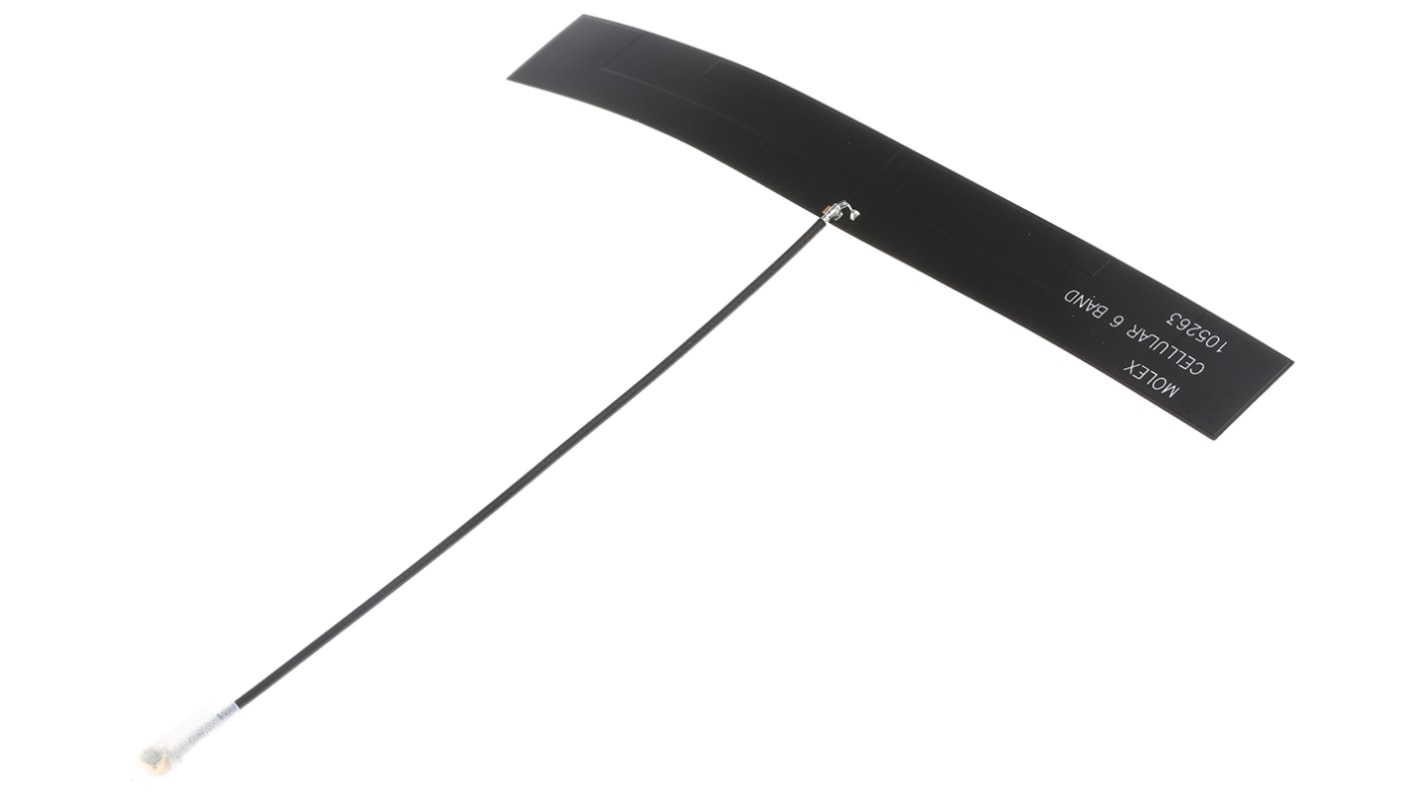 Molex 105263-0001 Square Omnidirectional Antenna, 2G (GSM/GPRS), 3G (UTMS), 4G (LTE)