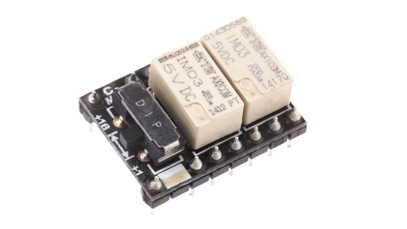 RS PRO PCB Mount Signal Relay, 5V dc Coil, 2A Switching Current, DPDT