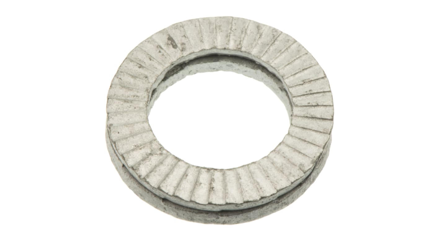 Delta Protekt Unalloyed Steel Wedge Lock Washers, M10