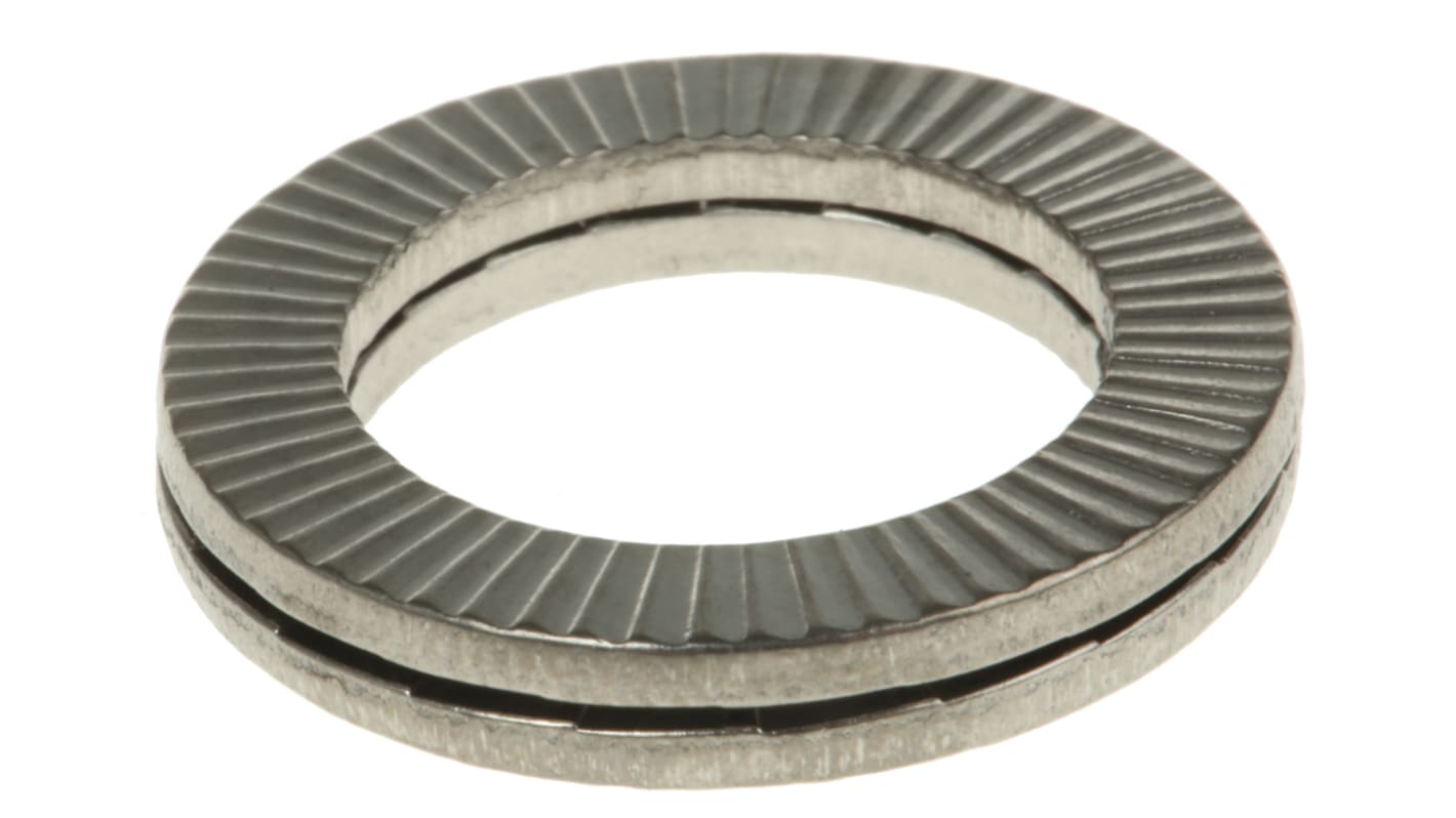 A4 316 Stainless Steel Wedge Lock Washers, M16