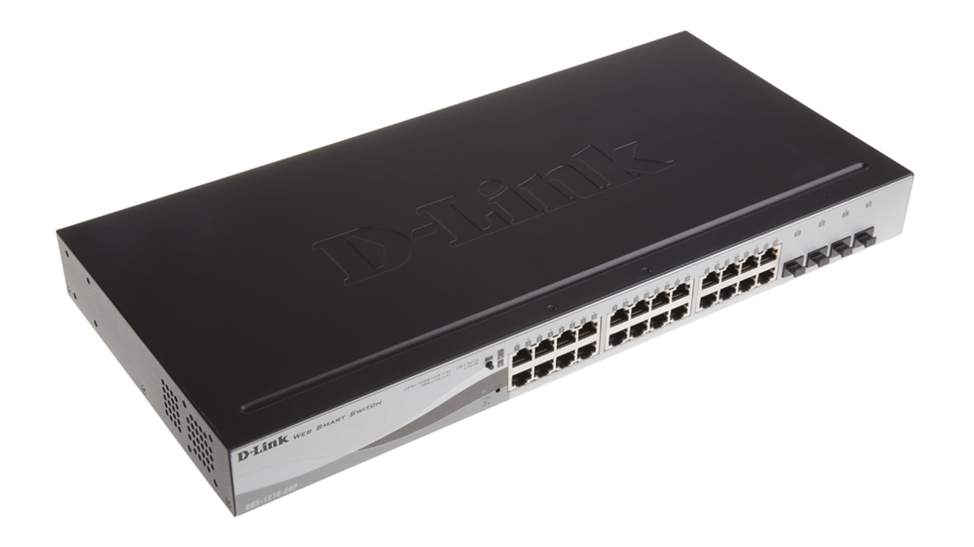 D-Link DGS-1210-24P, Smart 28 Port Ethernet Switch With PoE