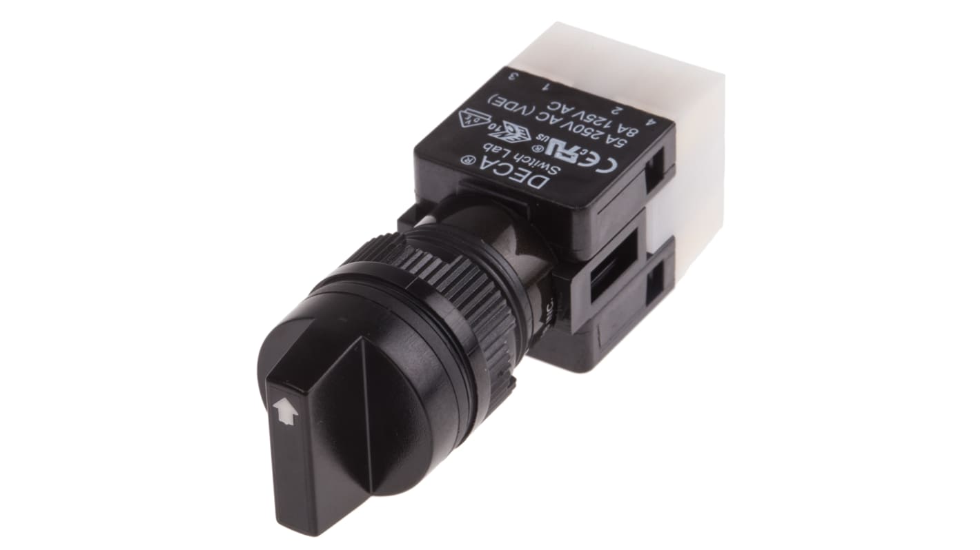 RS PRO Selector Switch (NC/NO) 3 Positions RS