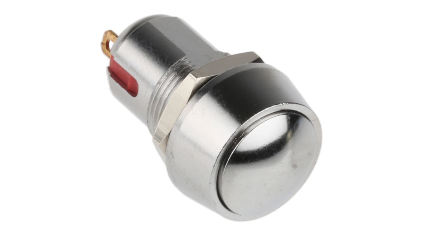 RS PRO Push Button Switch, Momentary, PCB, SPST, 28V dc, IP67