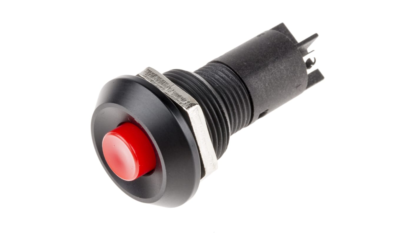 RS PRO Push Button Switch, Latching, PCB, SPST, 28V dc