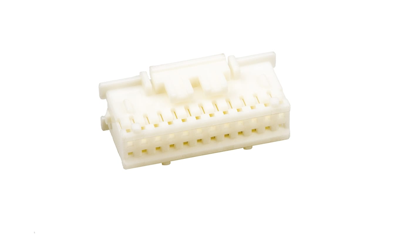 JST, PADP Female Connector Housing, 2mm Pitch, 24 Way, 2 Row