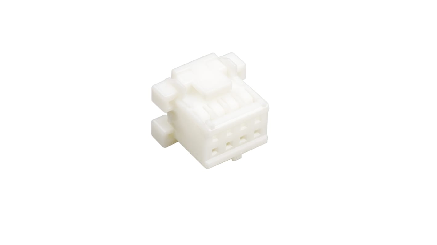 JST, XADRP Male Connector Housing, 2.5mm Pitch, 8 Way, 1 Row