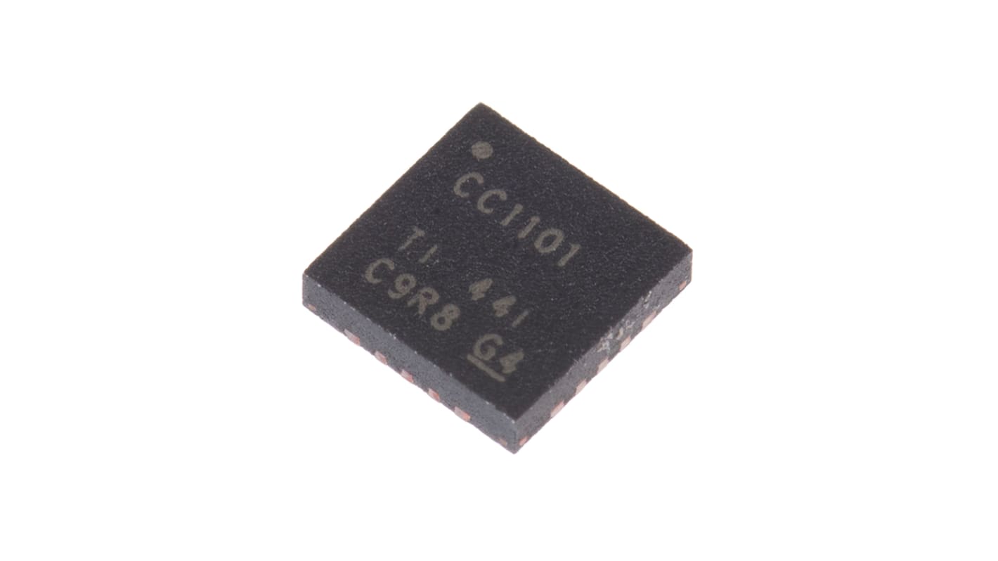 CI transceiver RF CC1101RGP, ASK, FSK, GFSK, MSK, OOK, 20 broches QFN