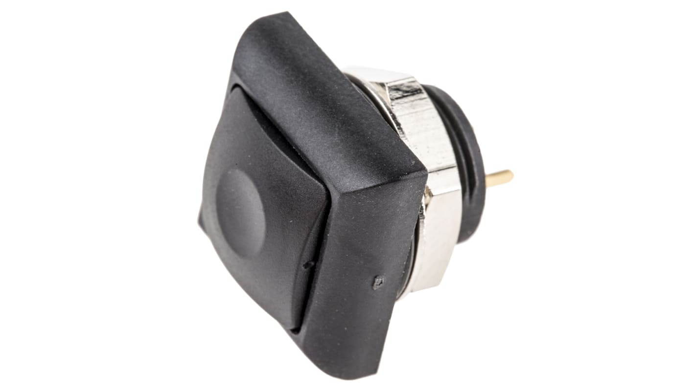 RS PRO Push Button Switch, Momentary, PCB, 13.6mm Cutout, SPST, 30V dc, IP67