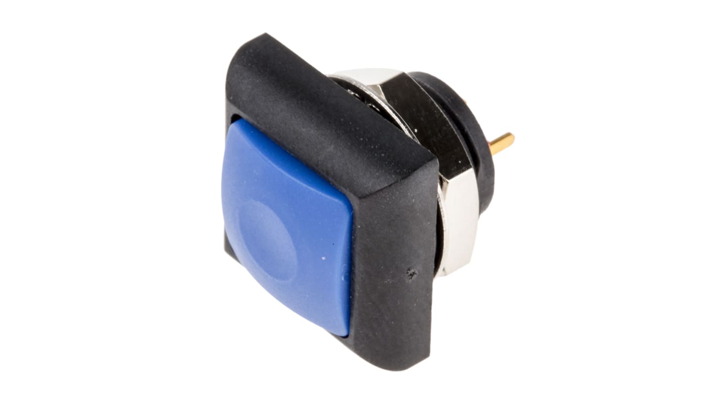 RS PRO Push Button Switch, Momentary, PCB, 13.6mm Cutout, SPST, 30V dc, IP67