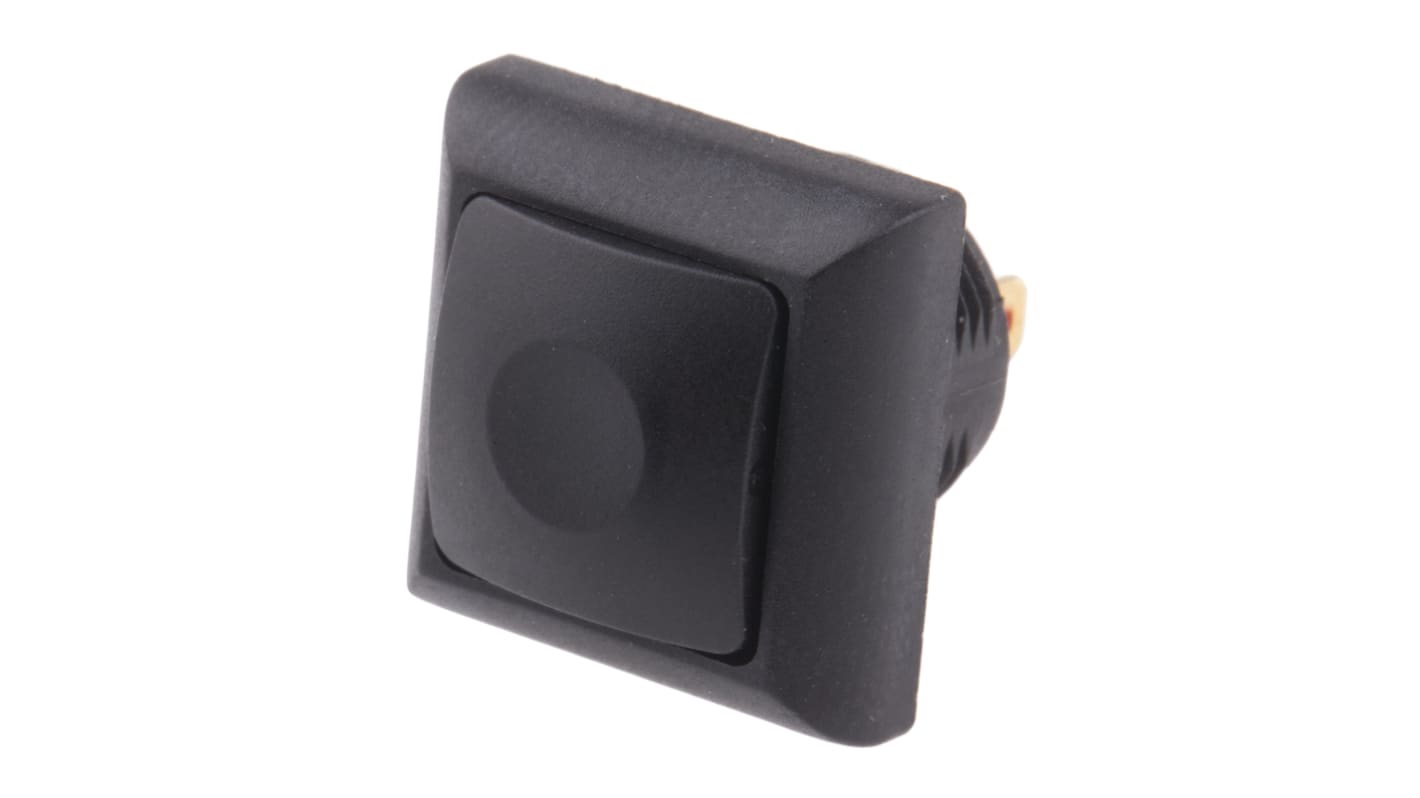 RS PRO Push Button Switch, On-(Off), Panel Mount, 13.6mm Cutout, SPST, 30V dc, IP67