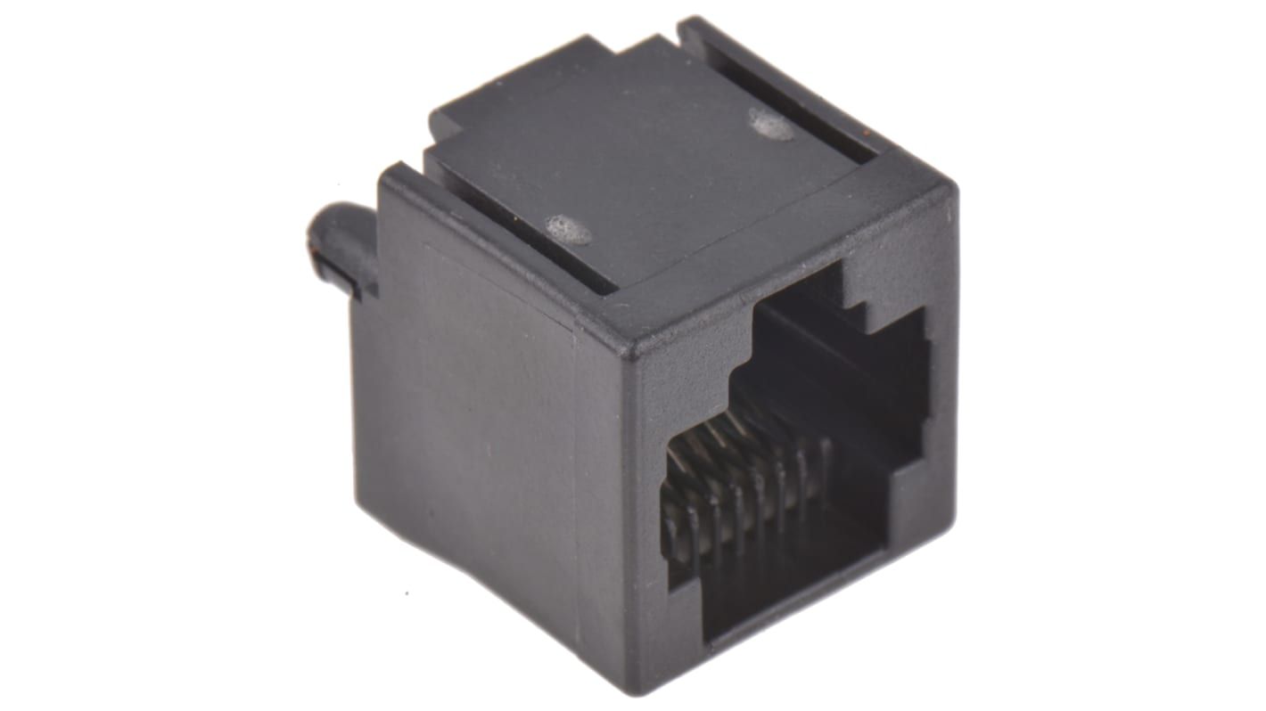 Conector RJ45 Cat3 Hembra TE Connectivity serie 5556416, de 8 vías, no apantallado