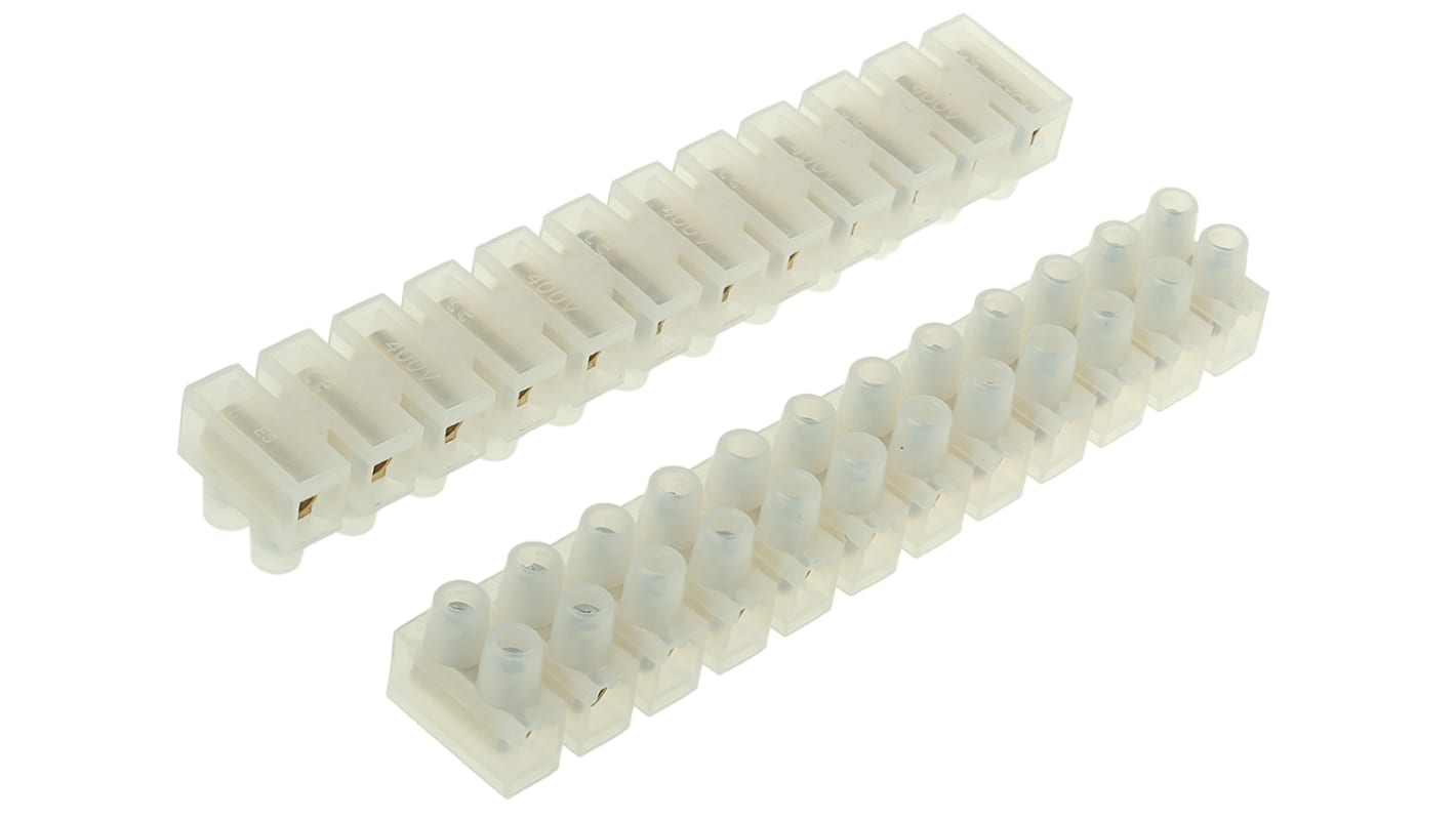 HellermannTyton Terminal Strip, 101A, Screw Termination