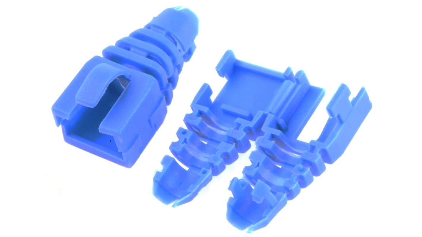 RJ45 Retrofit Hood Blue