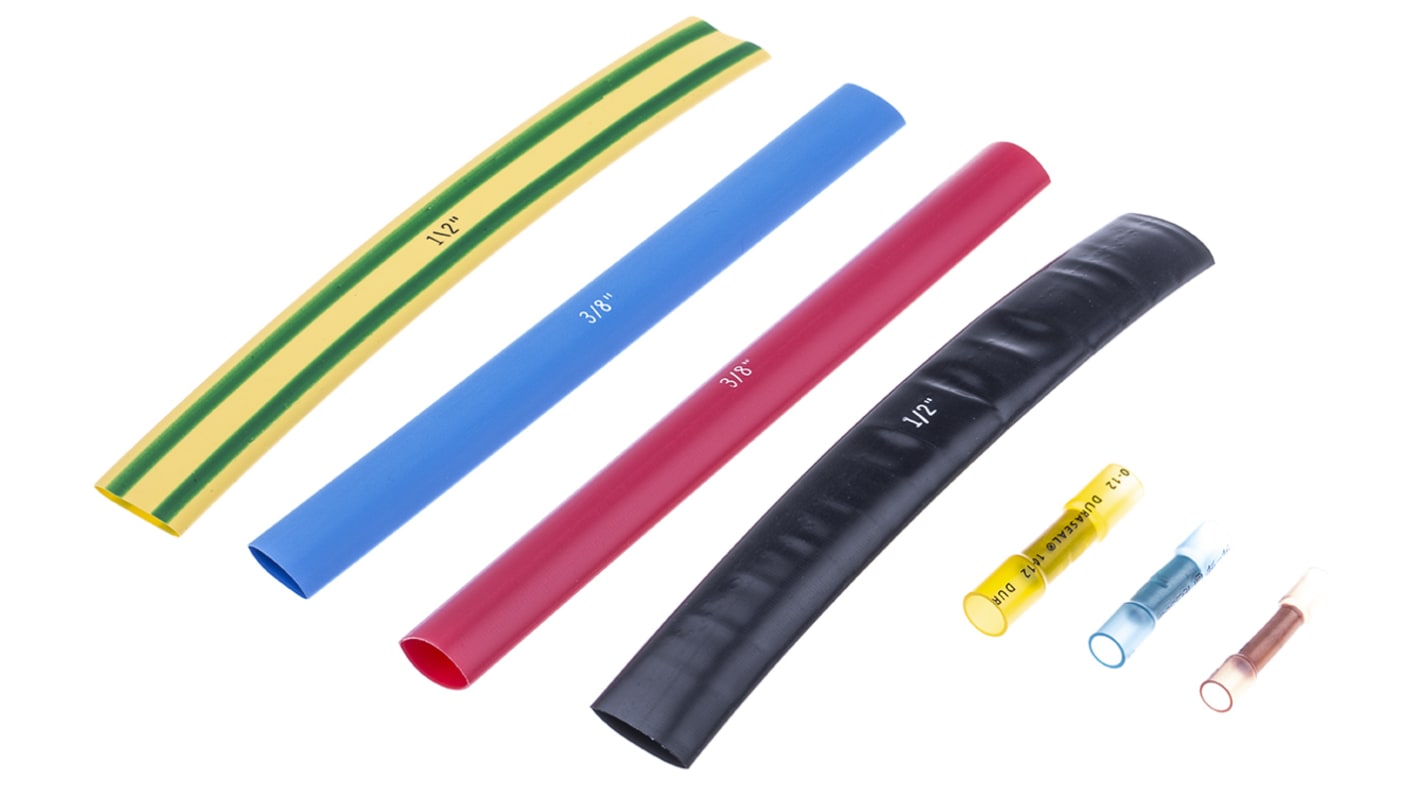 Alpha Wire Heat Shrink Tubing, Assorted Assortment Sleeve Dia. x Assortment Length, FIT-KIT Series