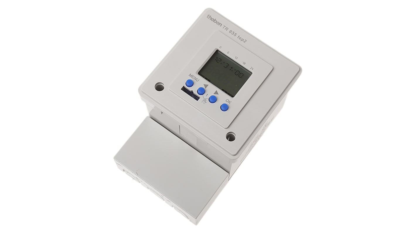 TR635 top2 | Theben Digital Time Switch 230 V ac, 1-Channel | RS