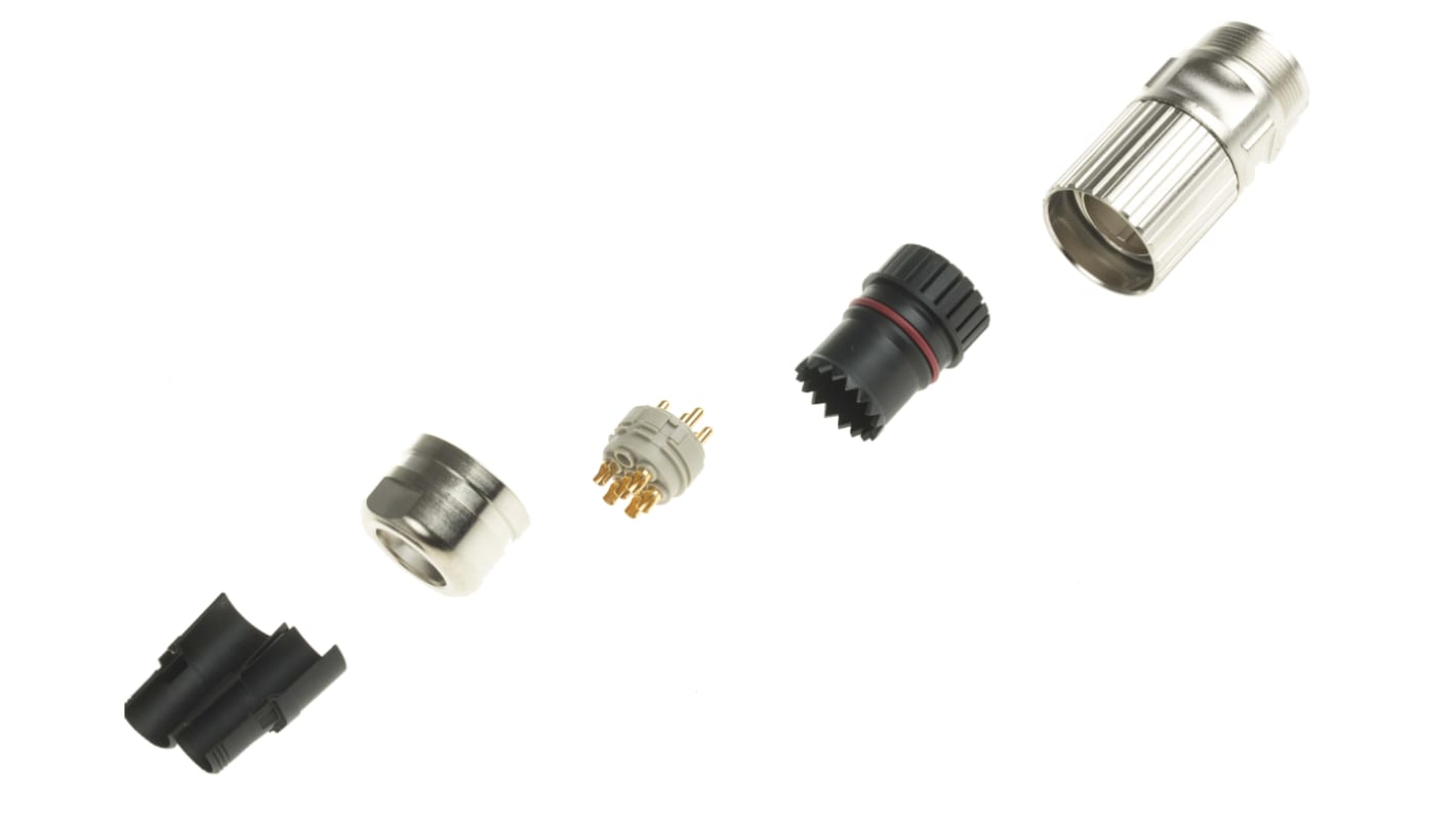 Phoenix Contact Circular Connector, 6 Contacts, Cable Mount, M23 Connector, Socket, Male, IP67, CA Series