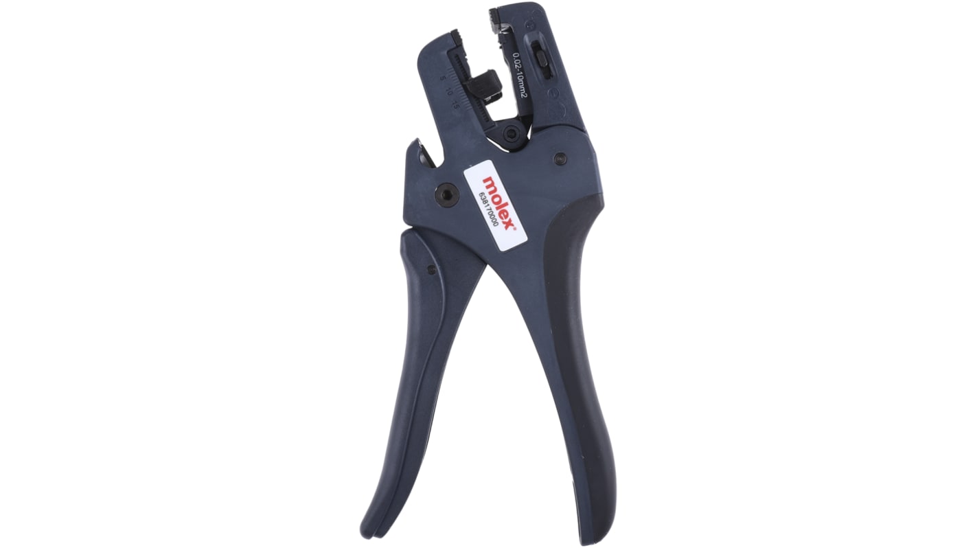 Molex 207129 Series Wire Stripper, 123 mm Overall