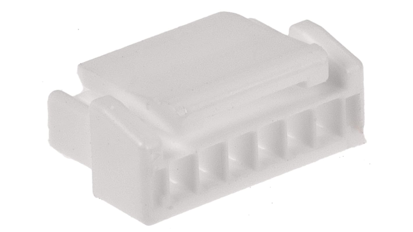 Carcasa de conector Molex 504193-0600, Serie Micro-Lock, paso: 1.25mm, 6 contactos, , 1 fila filas, Recto, Hembra,