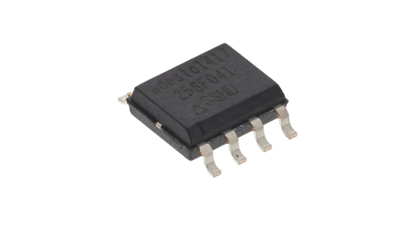 Flash memória AT25SF041-SSHD-B SPI, 4Mbit, 512 k x 8, 8ns, 2,5 → 3,6 V, 8-tüskés, SOIC