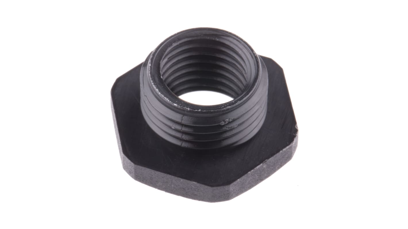 Adapter do dławnic kablowych gwint wew M12 gwint zew M16 Nylon 66 rozmiar gwintu M16 → M12 RS PRO