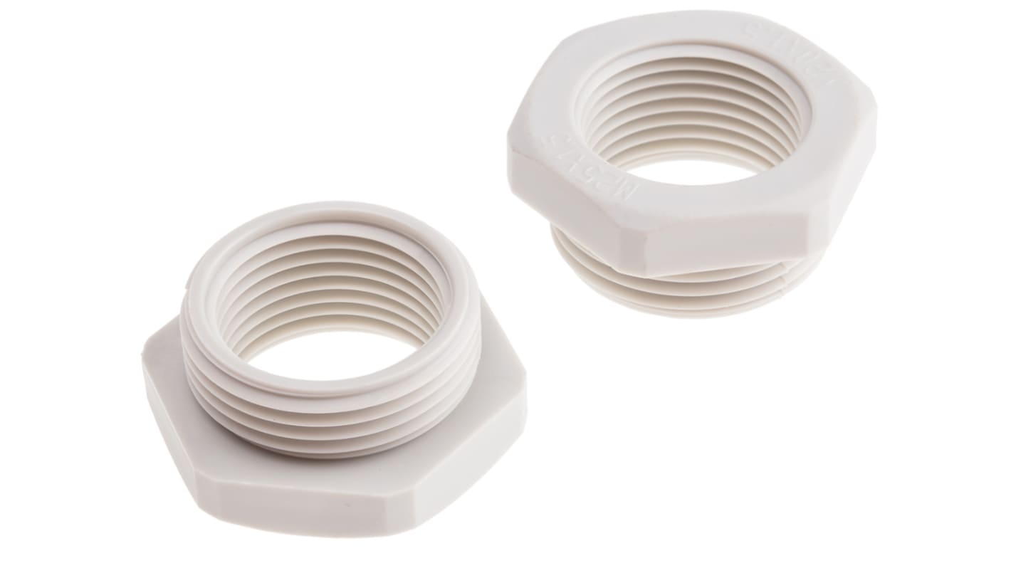 Reductor de rosca para prensaestopas, RS PRO, Reductor, Gris, Nylon 66, M25 → M20