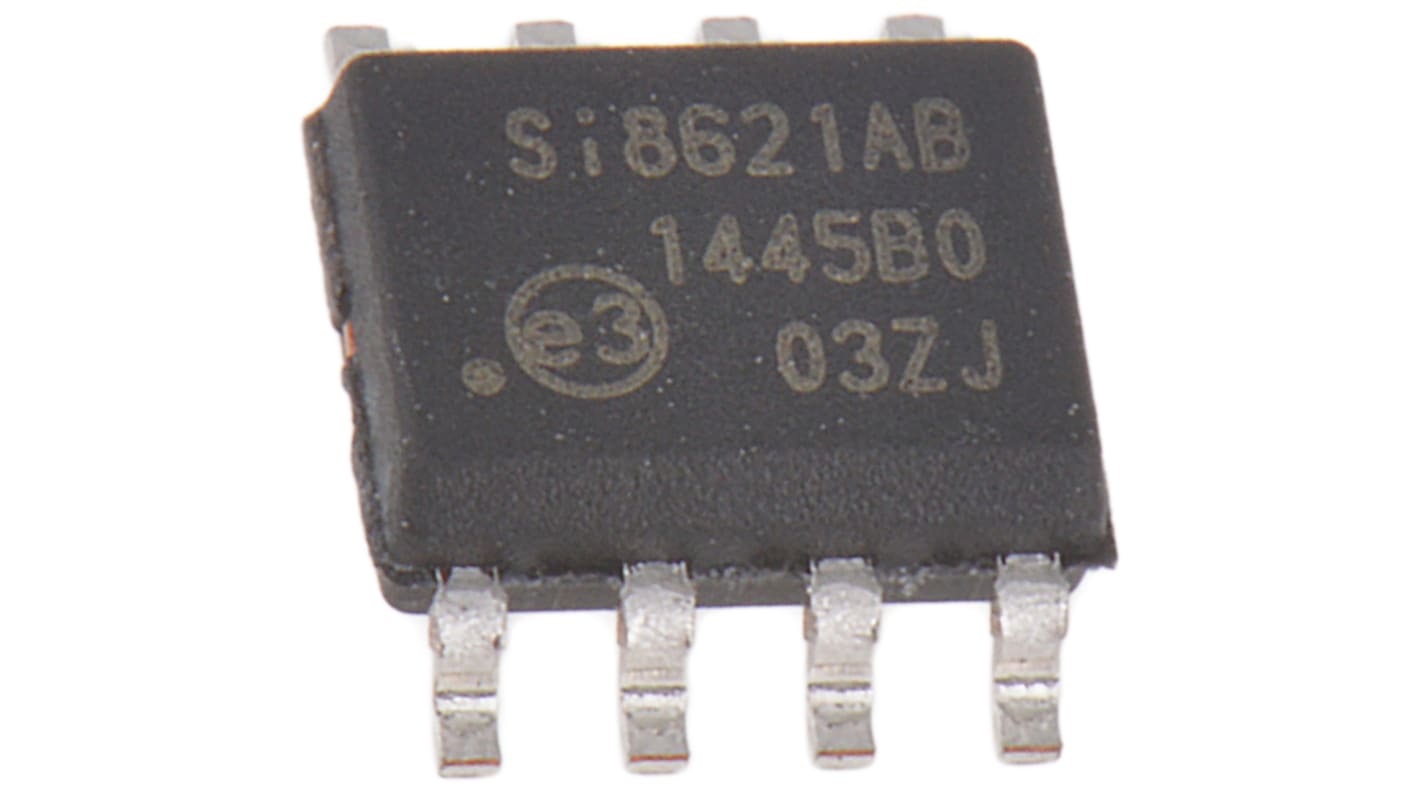 Si8621AB-B-IS Skyworks Solutions Inc, 2-Channel Digital Isolator 1Mbps, 2500 Vrms, 8-Pin SOIC