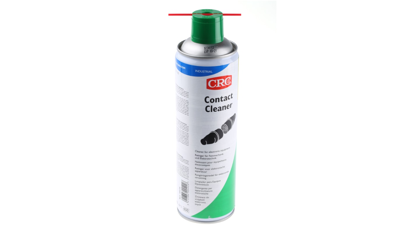 CRC Contact Cleaner, Typ Reiniger für elektrische Kontakte Kontaktspray, Spray, 500 ml