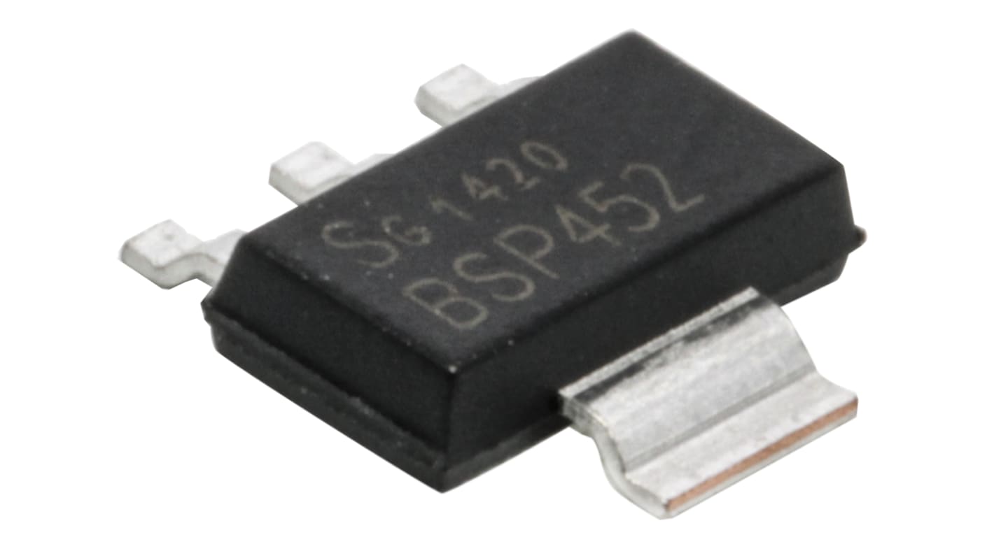 Infineon BSP452HUMA1 Teljesítménykapcsoló IC, 3 + Tab-pin, SOT-223