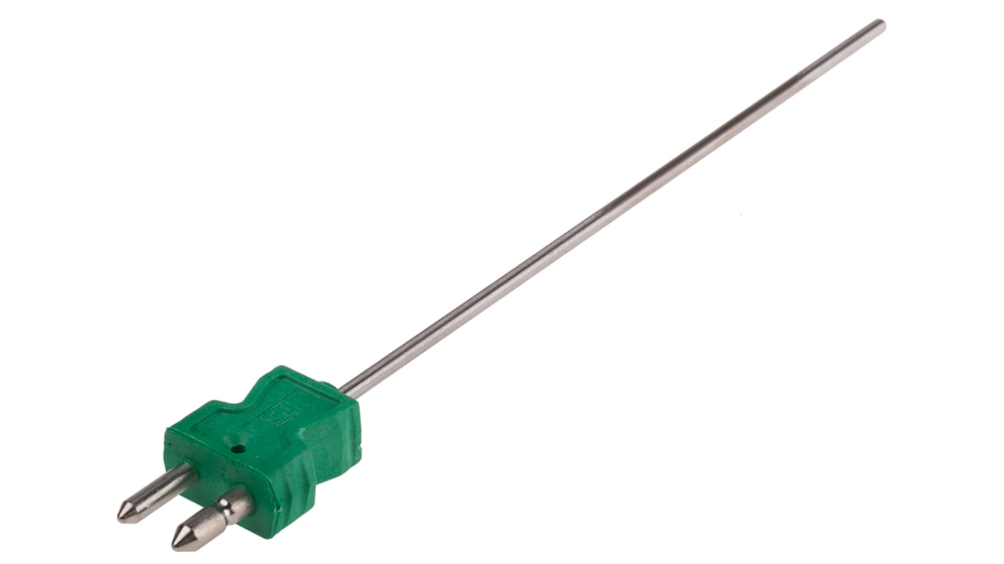 Thermocouple RS PRO type K Ø 3mm, L 150mm, +1200°C max à Fiche mâle standard