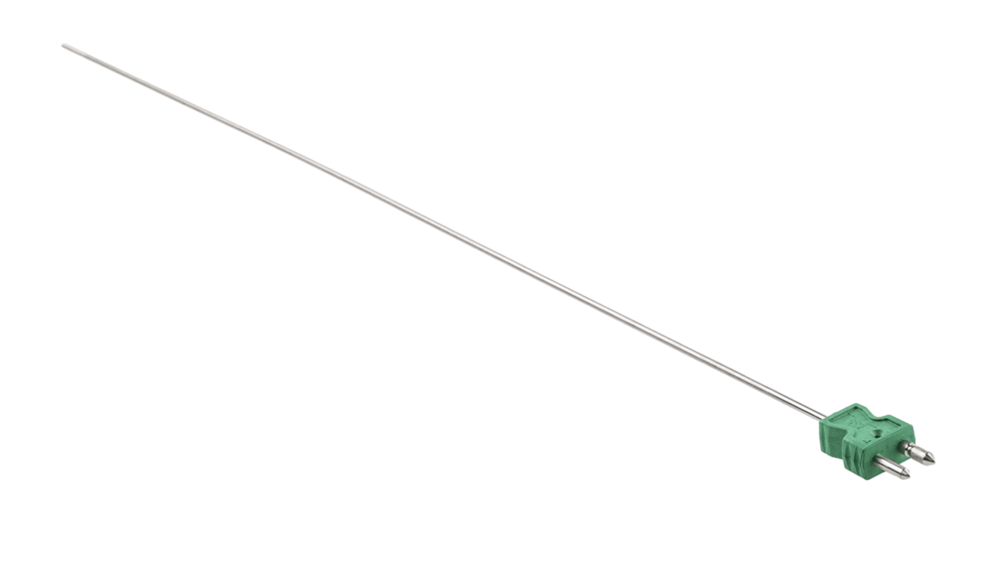 Thermocouple RS PRO type K Ø 3mm, L 500mm, +1000°C max à Fiche mâle standard